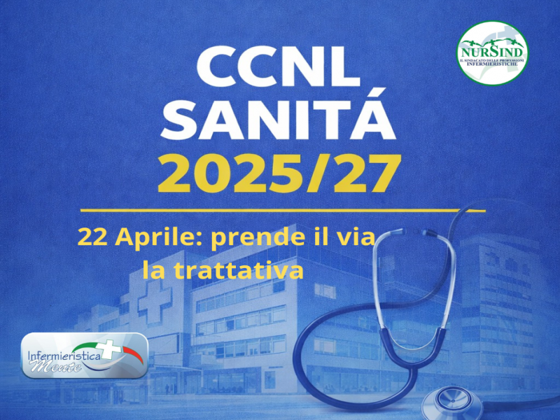 Contratto infermieri/ostetriche al via: 1,5 miliardi sul tavolo per infermieri e operatori